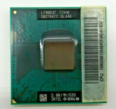 INTEL PENTIUM T2410 SLA4G MOBILE - 2.00GHz / 1M / 533 - Socket P #658
