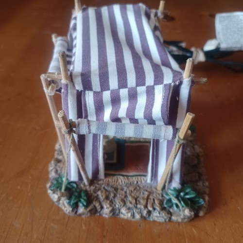 Fontanini Nativity Village The King's Purple Tent with Light and Box 1996 50263 - Picture 6 of 9