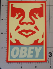 SHEPARD FAIREY Obey Giant Sticker 2.75X4.25
