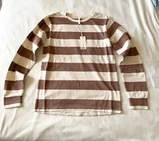 NWT Rylee and Cru cotton strip long sleeve top 10y
