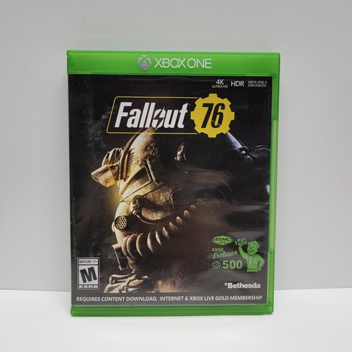 Xbox One Fallout 76 Video Game Xbox Exclusive 500 CIB