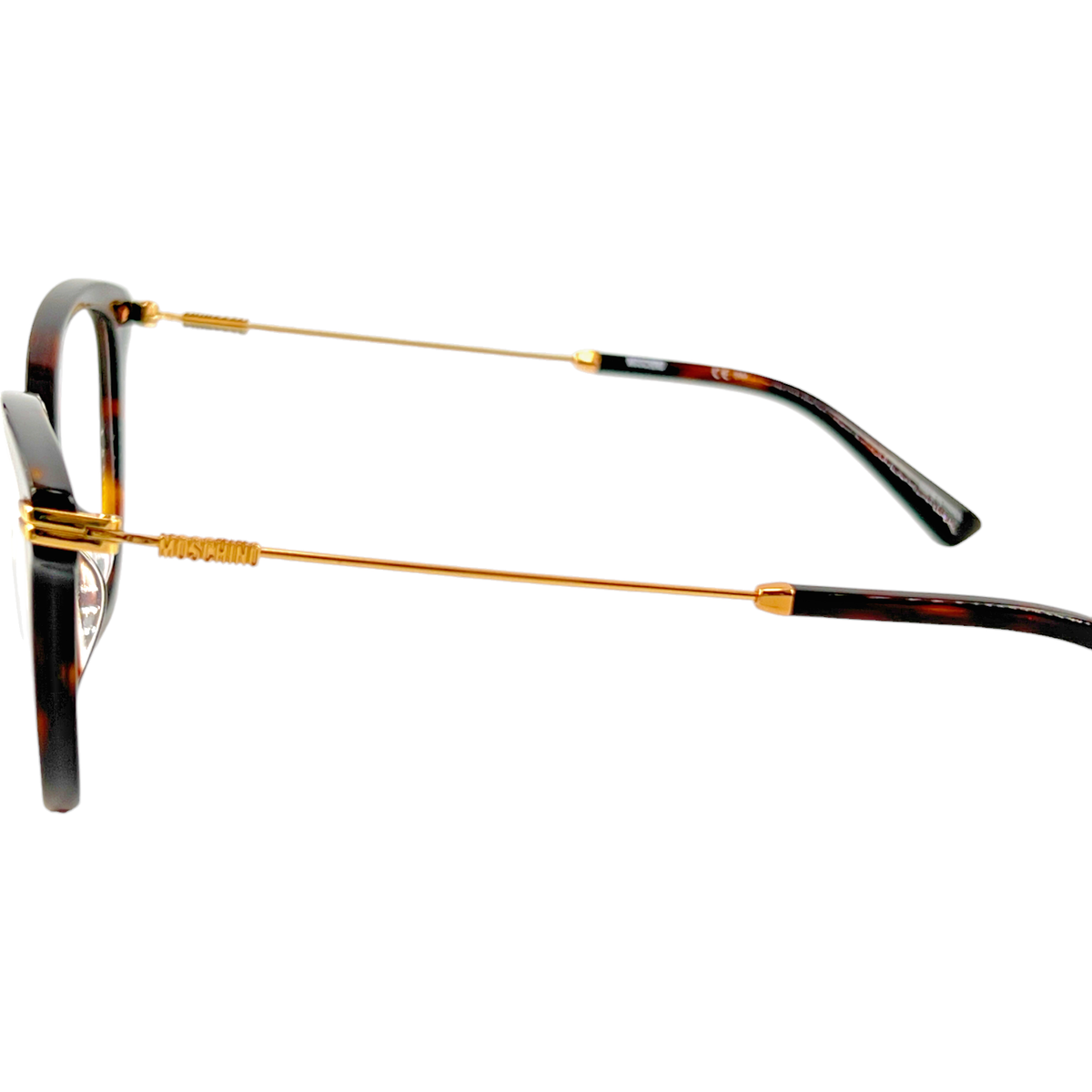Moschino MOS561 Womens Eyeglass Frame 0086 Dark Havana Moschino-561-Full-Rim-Cat-Eye-  main image 2