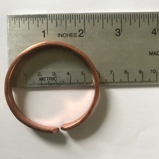 Copper Bracelet Wrist Genuine Pure Solid ship from USA to USA Unisex