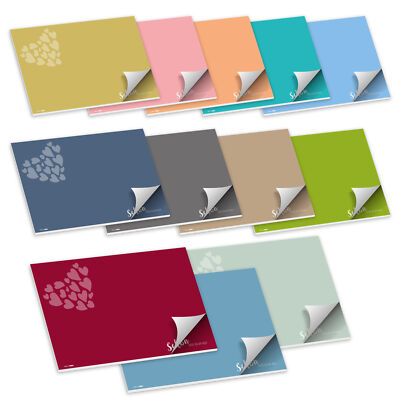 itenga Platzset Tischset Schön dass du da bist Farbwahl DIN A3 50 Blatt Papier