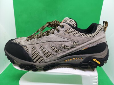 Merrell Mesa Ventilator II Shoes Mens Size 10.5 Brown Suede Hiking Trail Outdoor Merrell Mesa Ventilator 2 Trail Hiking Shoes VIBRAM J80433  main image 4