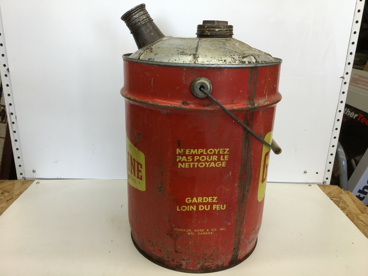 VINTAGE GAS CAN GASOLINE 5 GALLONS | eBay
