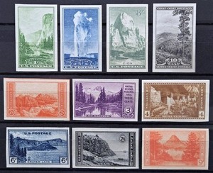 The National Parks Set-Imperf Edition #756-765