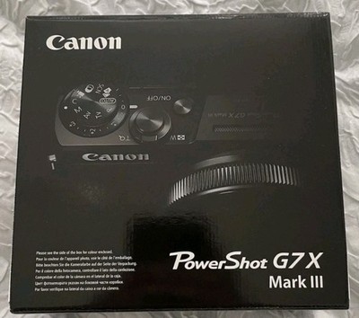 Canon Powershot G7 X Mark III 20.1 MP Digitalkamera - Schwarz - Brandneu  
