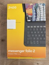 ZAGG Messenger Folio 2 Bluetooth Keyboard Case for Apple iPad 10th Gen/10.9-inch