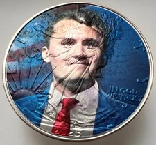 Charlie Kirk  -  American Silver Eagle 1oz .999 Silver Dollar Coin