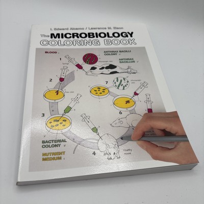 The Microbiology Coloring Book - Paperback By I. Edward Alcamo - VERY GOOD