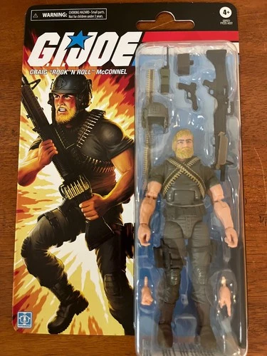 G.I. Joe Classified Series Retro Cardback Craig “Rock ’N Roll” McConnel NEW