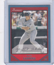 2007 Bowman Blue #45 Miguel Cabrera 157/500
