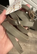 Aventura Leather Double Wrap Skinny Belt For Sundance Catalog