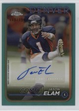 2024 Topps Chrome Auto Aqua Refractor 140/199 Jason Elam #BA-JE Auto 03j5