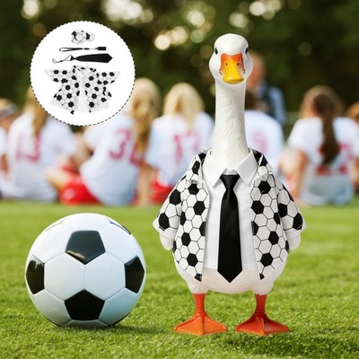 Verandagans-Kostüme Lustiges Gänse-Outfit Goose Football-Spieltagskleidung