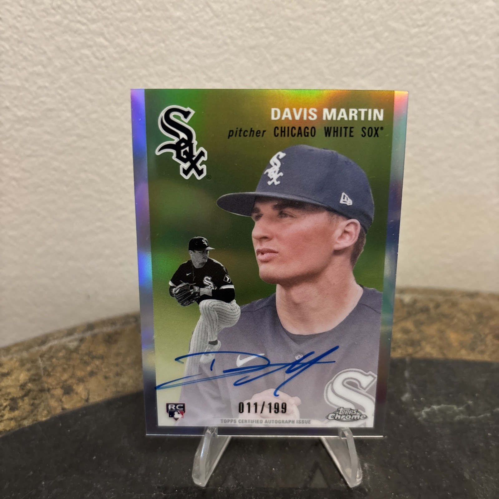 DAVIS MARTIN 2023 Topps Chrome Platinum Rookie Auto Refractor /199 #CPA-DM