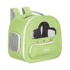 Cat Backpack Carrier Large Space  Breathable Pet Hiking Backpack Green