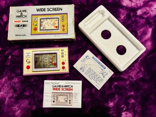 Nintendo Game & Watch Snoopy Tennis Battery Operated Electronic animation toys