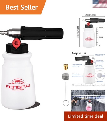 #ad Wide Mouth Foam Cannon for Pressure Washers – Superior Thick Foam Cleaner $27.05
