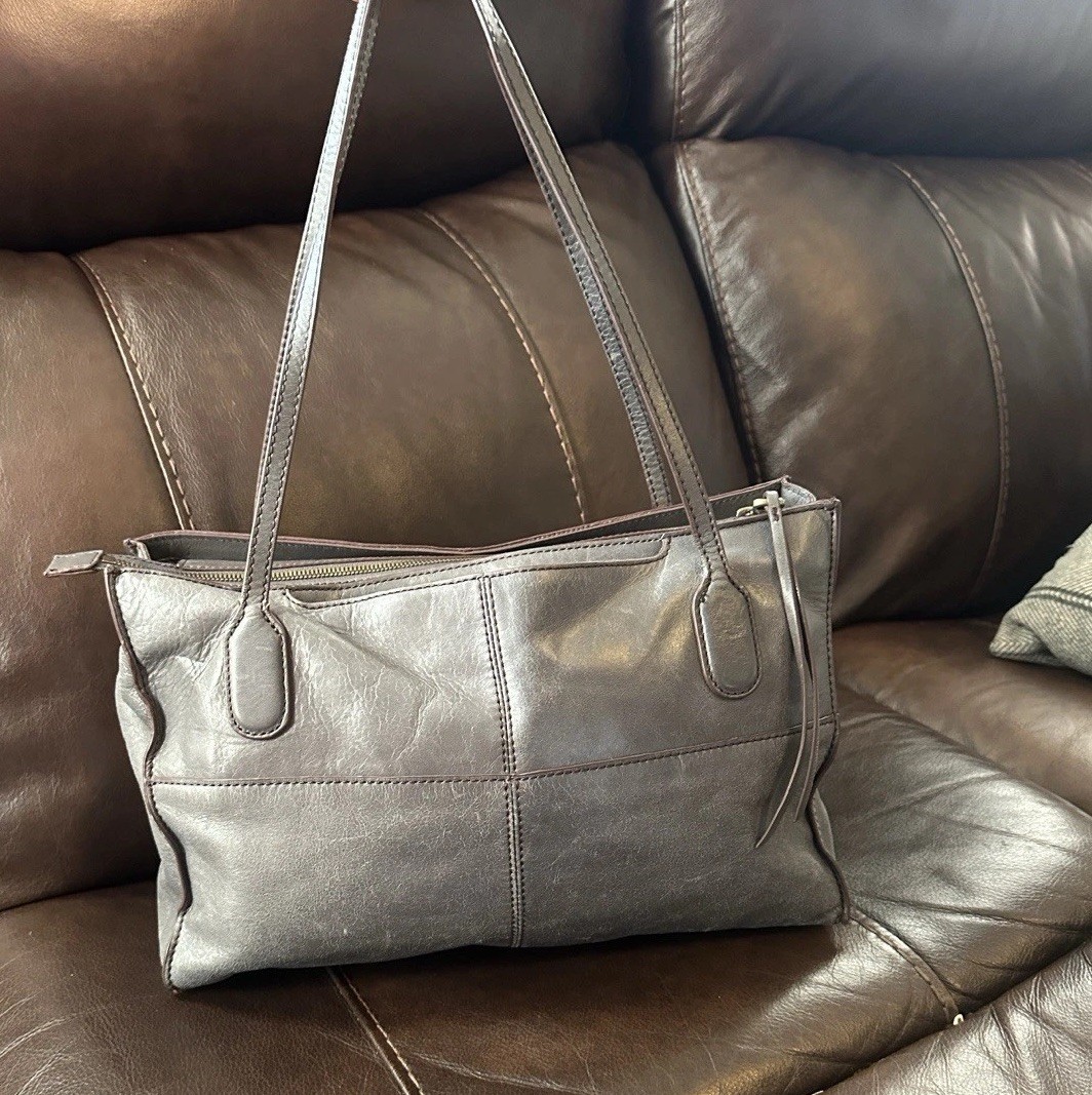 Hobo International Friar Charcoal Shoulder Bag Wi… - image 3