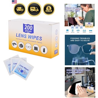Lens Wipes for Eyeglasses,Eyeglass erasers are packed separately，Glasses clea...