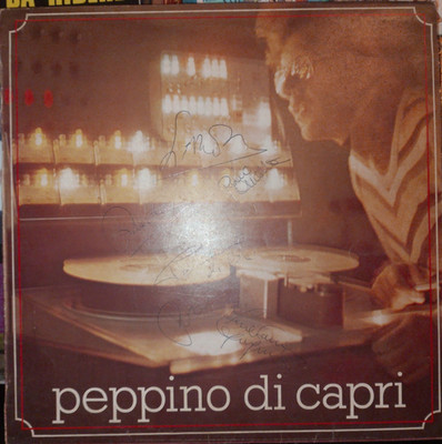 Peppino Di Capri & I New Rockers - Napoli Ieri Napoli Oggi lp handsigniert