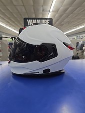 75-2422L Scorpion EXO-Eclipse Full Face Helmet Matte Pearl White  LG 