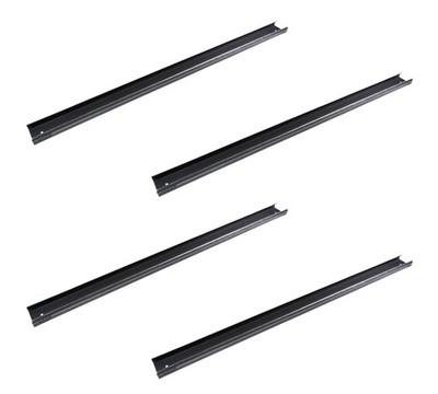 4 Pk Sliding Winch Track, 6ft Steel C Track for Flatbed Trailer & Cargo Tie Down