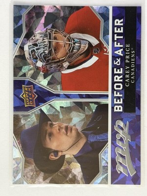 2021-22 Upper Deck MVP Before and After #BA-4 Carey Price Montreal Canadiens