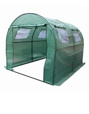 Polytunnel 6m² Greenhouse Walk In Weatherproof Heavy Duty Brand New