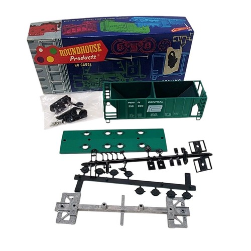 Kit de tolva cubierta HO Roundhouse Products Penn Central 1442 kit sin montar | Zustand: Used