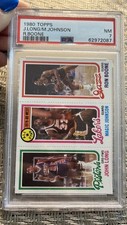 1980 Topps Magic Johnson John Long Ron Boone PSA 7 NM