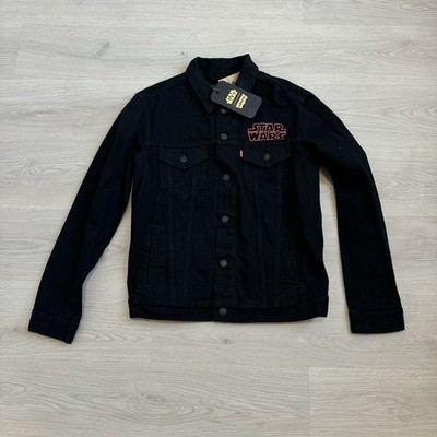 Levi's Star Wars Darth Vader Denim Trucker Jacket SZ M Limited