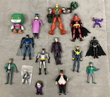 DC Batman Action Figure  Toy Lot - Joker Riddler Penguin