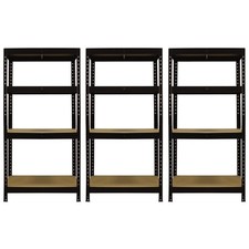 RB Boss FastLok Racking Pack Three Shelves 1450x750x300mm Garage Storage Steel