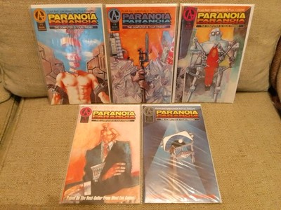 PARANOIA #1, 3, 4, 5, 6 - The Computer is your Friend - 1991 Adventure Comics