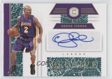 2018 Panini Cornerstones Elusive Ink Marble 10/10 Derek Fisher #EI-DFS Auto 00et