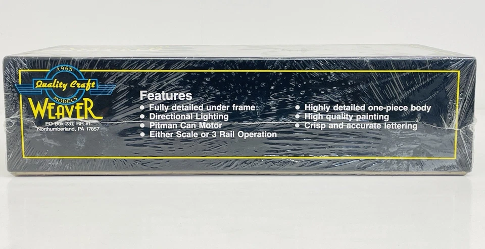 Weaver O Press Enterprise RS-3 Diesel Locomotive 3 Rail Horn & Bell 2002 Sealed - Image 3 of 4