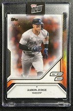 AARON JUDGE 2025 TOPPS MVP COLLECTION #39 ORANGE FOIL 13/25 YANKEES