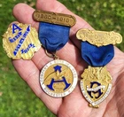Civil War Us Veterans Badge Medal Company A Boys in Blue Rochester New York
