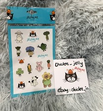 Authentic/ Genuine Jellycat Spring Collection Sticker Sheet- New ,Sealed