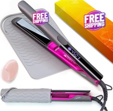Plancha y rizador de pelo Pro Titanium Flat Iron 2 en 1
