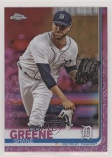 2019 Topps Chrome Pink Refractor Shane Greene #21 f2v