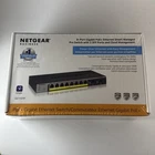 NETGEAR ProSafe GS110TP-300NAS 8 Ports Wall-Mountable Gigabit Ethernet Switch