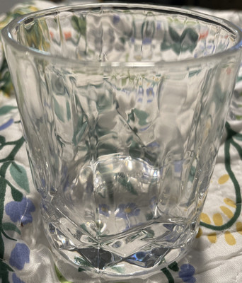 MAKERS MARK 46 Whiskey Rocks Glass Embossed Logo Tumbler Glass NICE VINTAGE