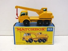 LESNEY MATCHBOX NO63 DODGE CRANE BPW EXCELLENT BOXED (L471)