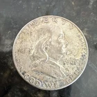 1963 Franklin Half Dollar 50C 90% Silver Circulated Uncertified Coin