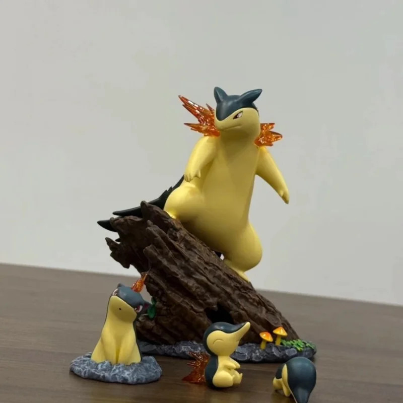 Pokemon Typhlosion Anime Figure PVC Model Collectible Desk Toy Gift for Kids