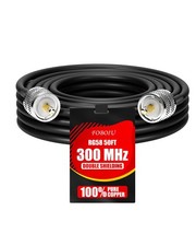 RG58 Coaxial Cable 50FT, CB Antenna Cable, PL259 UHF -to-CB Coax, 50 Ohm Coax...